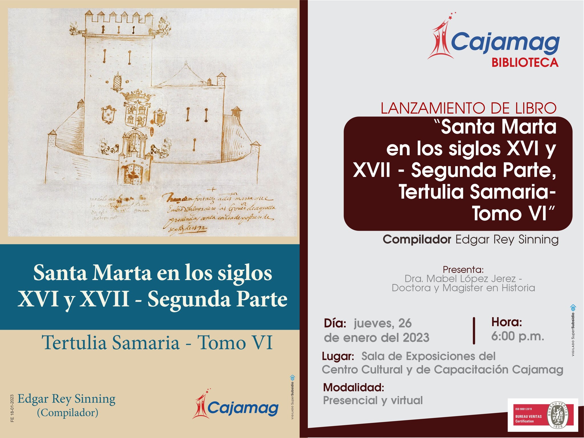 Lanzamiento Del Libro "Santa Marta En Los Siglos XVI Y XVII - Segunda ...